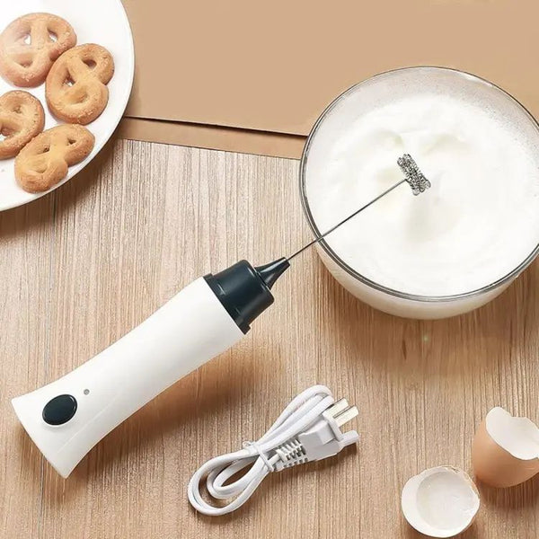 Electric Rechargeable Coffee Egg Frother